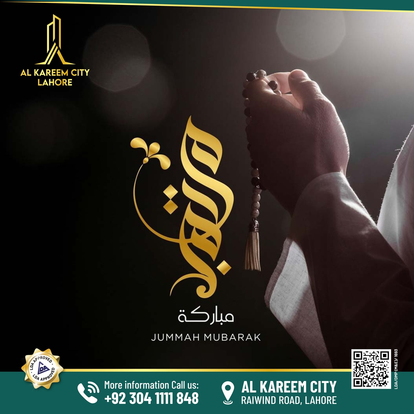 ❤️Jumma Mubarak❤️
Ya Allah, please accept our prayers on this sacred day. Bring us good health, fill our hearts with love, and forgive our sins.
📞: +92 304 1111 848
🌐: https://al-kareemcity.com/
#AlKareemCity #LDAApproved #ThankYou #RealEstate #investmentopportunities